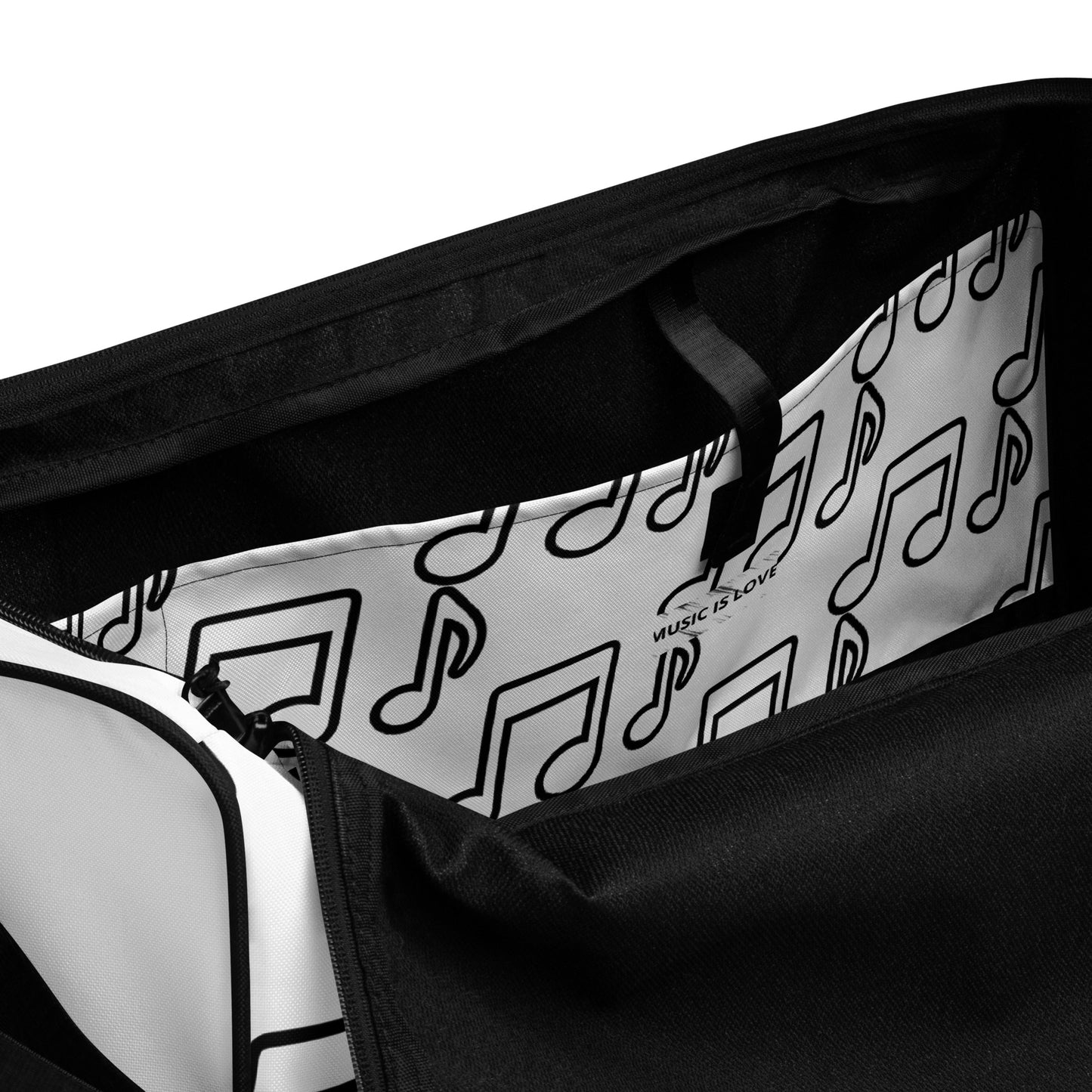 MUSIC IS LOVE DUFFEL BAG